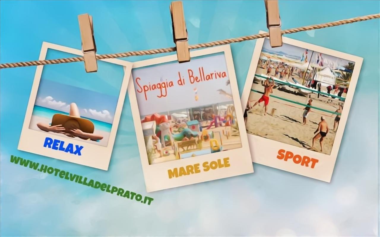 Hotel Villa Del Prato Cucina Romagnola E Possibilita Pacchetto Spiaggia Bellariva Di Rimini エクステリア 写真
